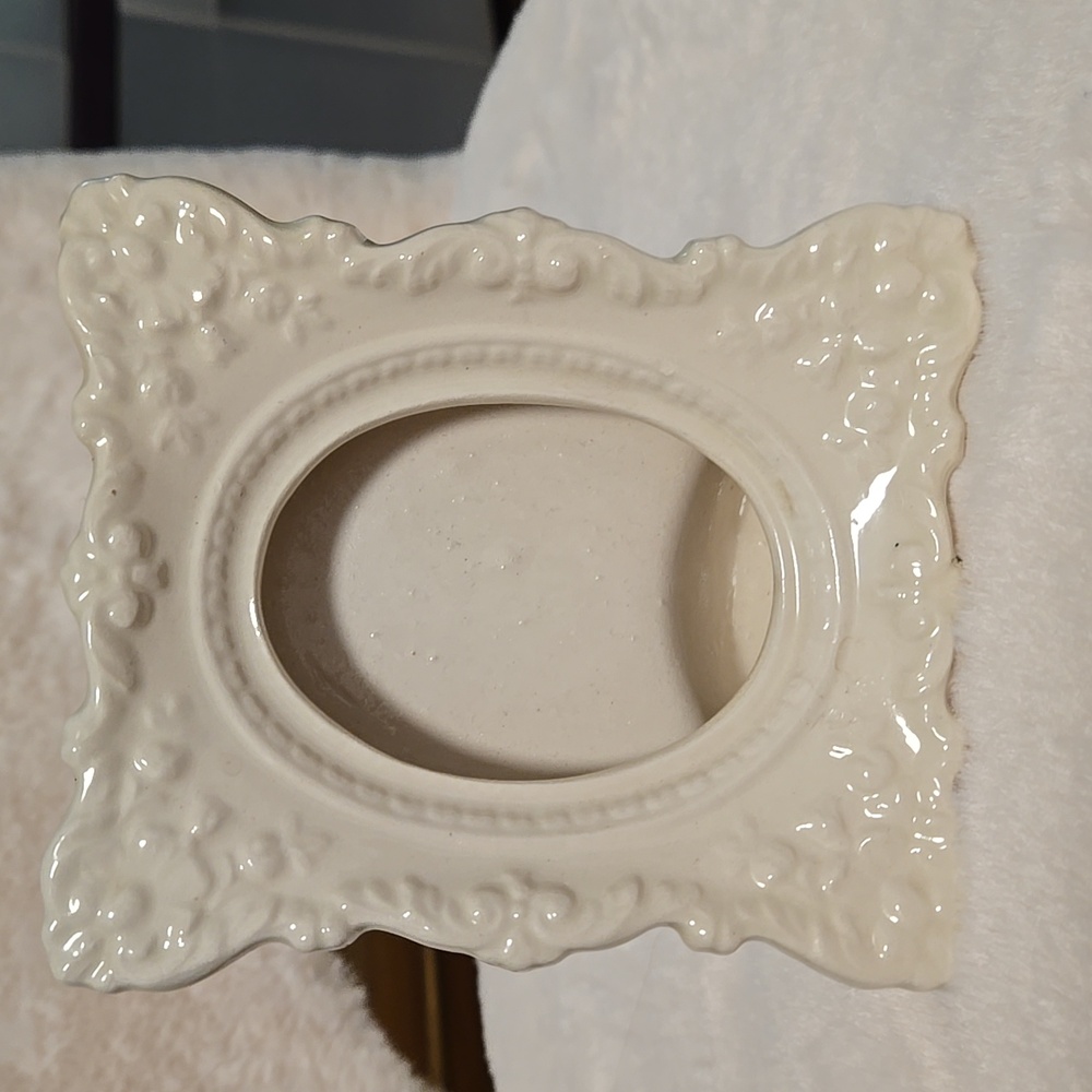 Lenox Cream Floral Picture Frame